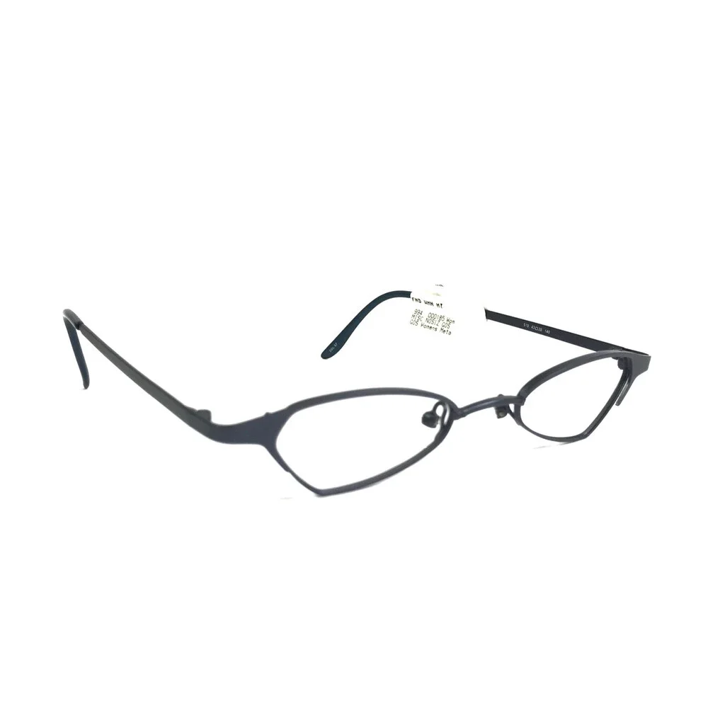 ogi Eyeglasses Frames 510 COL. 57 Matte Dark Navy Blue Wire Rim 43-20-140